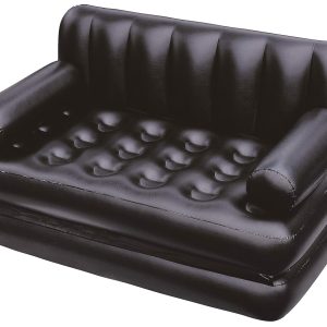 5 in 1 Multifunctional Couch Inflatable Queen Size Sofa Cum Air Bed Mattress with Electronic Pump