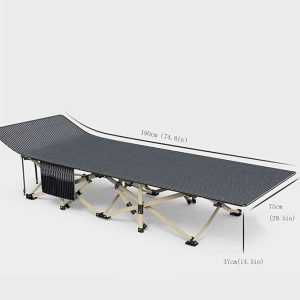 RELEMTRA Lightweight Folding Camping Cot Bed