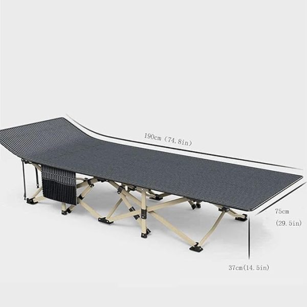 RELEMTRA Lightweight Folding Camping Cot Bed