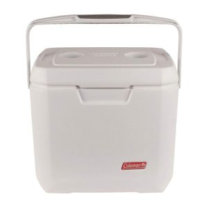 COLEMAN 28 QT Ice Box (26.4 Liter) With Capacity - 39 Cans And Ice Retention - 3 day /BPA Free Material (White)