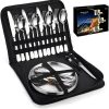 Waqif Camping Silverware Set with Case, 20 Pcs Camping Mess Kit - Image 5