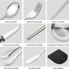 Waqif Camping Silverware Set with Case, 20 Pcs Camping Mess Kit - Image 6