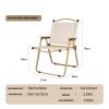 STAR WORK Alloy Steel Portable Foldable Camping Chair - Image 3