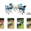 Star Metal Fabric Portable Camping  Chairs Set of 4 - Image 2
