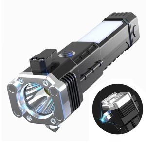 R A Products Led Torch Lights Rechargeable Emergency Camping Light Flashlight