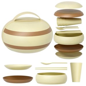 Proberos Camping Dishes Set of 17Pcs