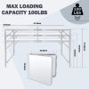 Ignito Picnic Table Heavy Duty Aluminium Folding Camping Table with 4 Chairs - Image 3