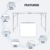 Ignito Picnic Table Heavy Duty Aluminium Folding Camping Table with 4 Chairs - Image 8