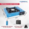 CAMPINGAZ Coleman Stainless-Steel Campingaz Camp Bistro Camping Stove, Flame Portable Gas Cartridge Cooker, 2200 W (Blue) - Image 3