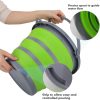 DC DECORIO- A UNIQUE PRODUCT RANGE Collapsible Foldable Silicone Circlur Camping Buckets - Image 6
