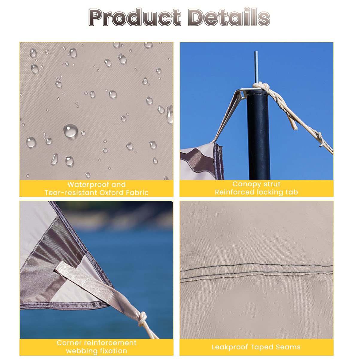 Optifit Camping Tent Gazebo Canopy - Image 3