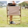 STAR WORK Alloy Steel Portable Foldable Camping Chair - Image 4