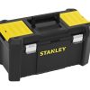 STANLEY STST1 Portable Plastic Toolbox with Top Lid and Removable Tray Compartment - Image 2