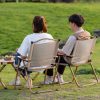 STAR WORK Alloy Steel Portable Foldable Chair For Camping - Image 4