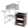 CampLand Folding Cooking Table Portable Cook Station Aluminum Camping Kitchen - Image 2