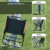 STAR WORK Alloy Steel Portable Foldable Chair For Camping - Image 5