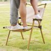STAR WORK Alloy Steel Portable Foldable Camping Chair - Image 5