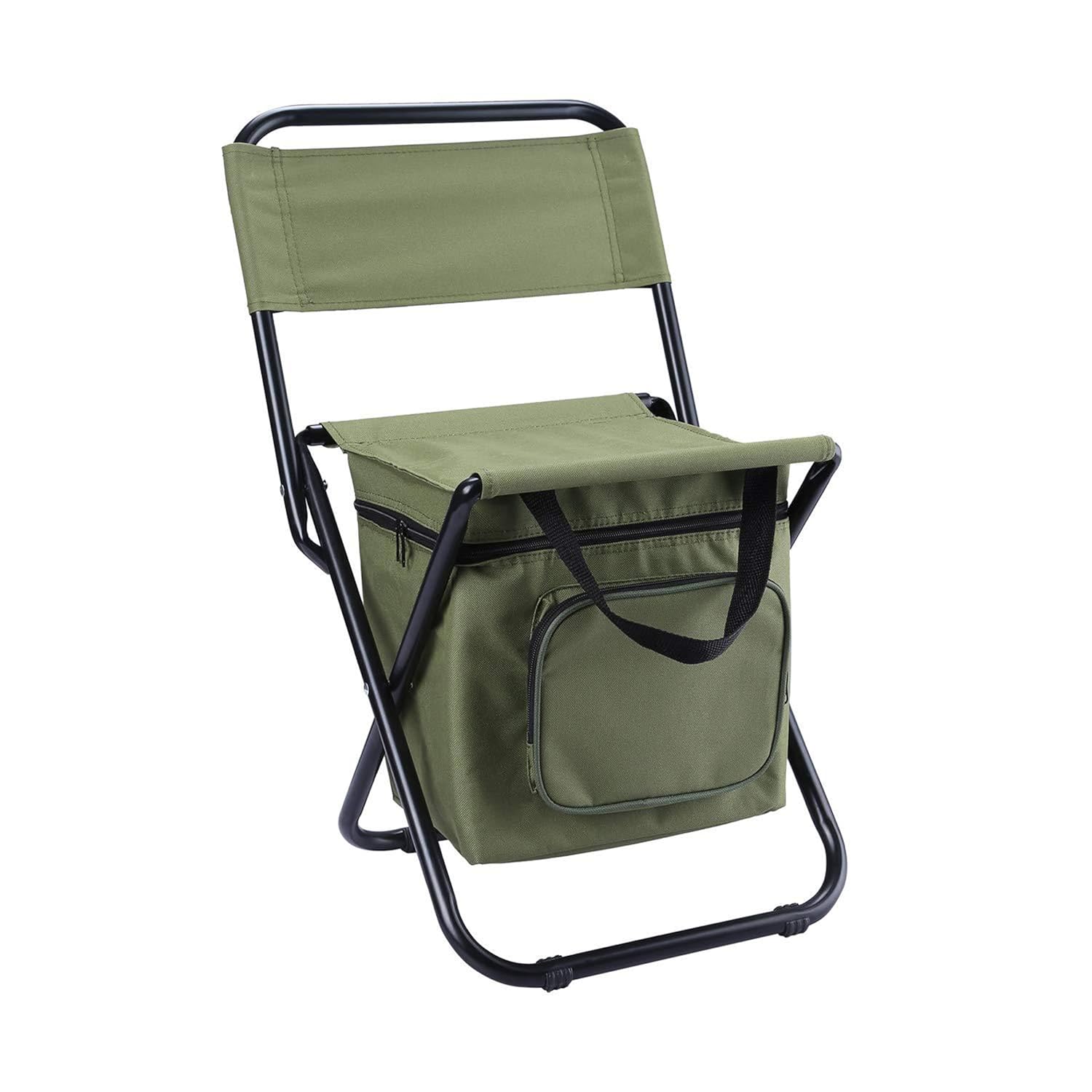 Yindella Foldable Camping Chair with Cooler Bag