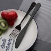 KITOME Portable Utensils, Travel Camping Cutlery Set, 8-Piece Including Knife Fork Spoon Chopsticks Cleaning Brush Straws Portable Case, Stainless Steel Flatware Set (Black) - Image 7