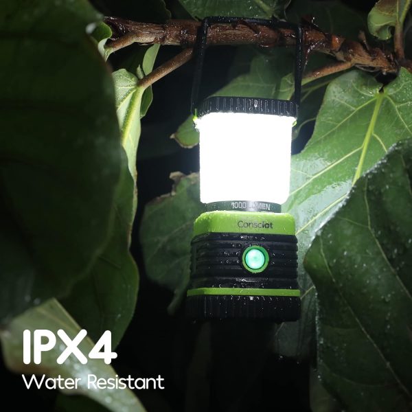 Consciot Ultra Bright LED Camping Lantern with 1000LM