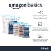 Amazon basics Camping PlasticVacuum Compression Storage Bags With Hand Pump - 6-Pack (2 Jumbo, 2 Large, 2 Medium) - Image 2