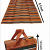 Hope Kart Plastic Foldable Chatai Mats for camping and Travelling, Multicolour, Pack of 1 (3 x 6 Feet) - Image 2