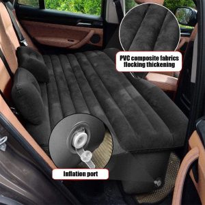 Brogbus Raf Car Travel Vehicle Inflatable Cushion Mattress With Two Air Pillows For Camping