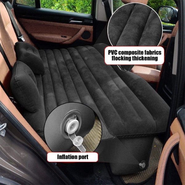 Brogbus Raf Car Travel Vehicle Inflatable Cushion Mattress With Two Air Pillows For Camping