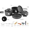 BISONBERG 12 Pcs Camping Cookware Set - Image 3