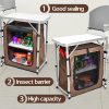 CampLand Folding Cooking Table Portable Cook Station Aluminum Camping Kitchen - Image 4