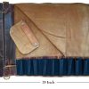 RUSTIC TOWN Full Grain Leather Chef Knife Roll All Purpose Chef Roll (Large, Brown) - Image 4
