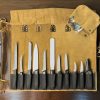 RUSTIC TOWN Full Grain Leather Chef Knife Roll All Purpose Chef Roll (Large, Brown) - Image 5