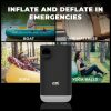 Rescuer Mini Portable Air Pump for Camping, Inflator & Deflator with 2400mAh Built-in Rechargeable Battery for Swimming Pool Tubes, Blower, Air Bed Inflator - Image 5