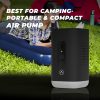 Rescuer Mini Portable Air Pump for Camping, Inflator & Deflator with 2400mAh Built-in Rechargeable Battery for Swimming Pool Tubes, Blower, Air Bed Inflator - Image 6
