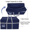 SNDIA 2 Pack Extra Large 128 L Nylon Moisture Proof Multipurpose Heavy Duty Toys Storage Bag/Stationery/Blankets/Clothes With Strong Reinforced Handles Rectangular (Blue,80x40x40 cm) - Image 3