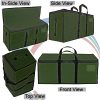 Storite Multi-Purpose Heavy Duty Moisture Proof 90 Litres Canvas Super-Size Jumbo Underbed Storage Bag (88x38x27 cm) (1 Pack, ArmyGreen) - Image 4
