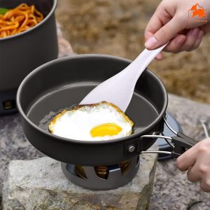 BISONBERG 12 Pcs Camping Cookware Set