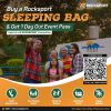 Rocksport Camplite +8°C to +20°C Rectangular Shape Sleeping Bag for Camping - Image 4