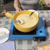 CAMPINGAZ Coleman Stainless-Steel Campingaz Camp Bistro Camping Stove, Flame Portable Gas Cartridge Cooker, 2200 W (Blue) - Image 7