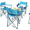 Star Metal Fabric Portable Camping  Chairs Set of 4 - Image 3