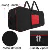 Storite Multi-Purpose Heavy Duty Moisture Proof 160 Litres Super-Size Jumbo Underbed Storage Camping Bags With Strong Handle (114x30 x47 cm-Black, Nylon) - Image 4