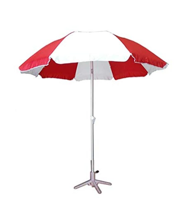 BRANDWAY Promotional Camping Umbrella with Centre Pole Stand Thick Waterproof Fabric