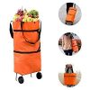 PAVITYAKSH BAG SHOPPING TROLLEY Folding Camping Shopping Bag with Wheels, Waterproof Camping Grocery Carts - Image 2