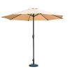 Brandway Center Pole Patio Luxurious Umbrella with Base - Image 2