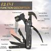 OLTR 12 in 1 Multi Tool Hammer Multitool Camping Accessories for Camping - Image 2