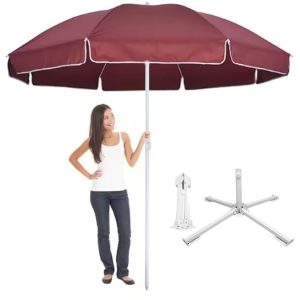 RAINPOPSON Camping Umbrella With Stand