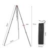 UJEAVETTE Tripod Camping Outdoor Cooking Campfire Picnic Pot Cast Grill Oven Black - Image 8