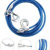 J - GO THE BUSINESS HUB Car Stainless Steel Wire Tow Rope with 7 Ton - Image 5