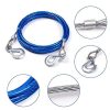 TONSYL 10mm Car Tow Cable Heavy Duty Towing Pull Tow Ropes 5 Tons Wire Cable High Strength-Safety Hook Steel Wire Trailer Car Boat Emergency Towing Rope for faulty Vehicles - Image 6