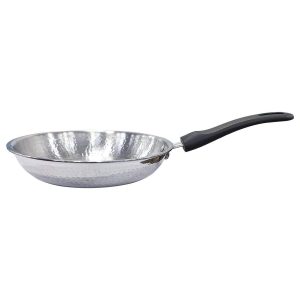 Shri & Sam Stainless Steel Light Weight Hammered Fry Pan